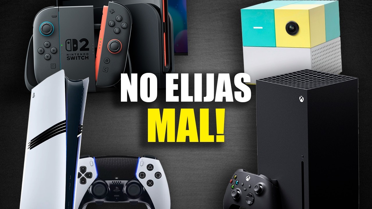 ¿Cuál CONSOLA comprar en 2026? XBOX, PS5, SWITCH 2, Steam Machine o NEX