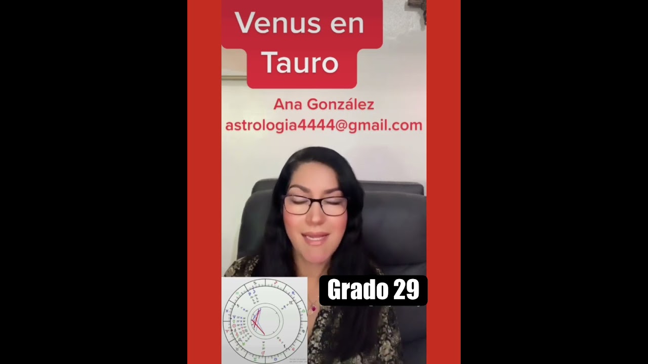 VENUS EN TAURO y EL GRADO 29 #shorts #astrologia #escritoenlasestrellas #venusentauro