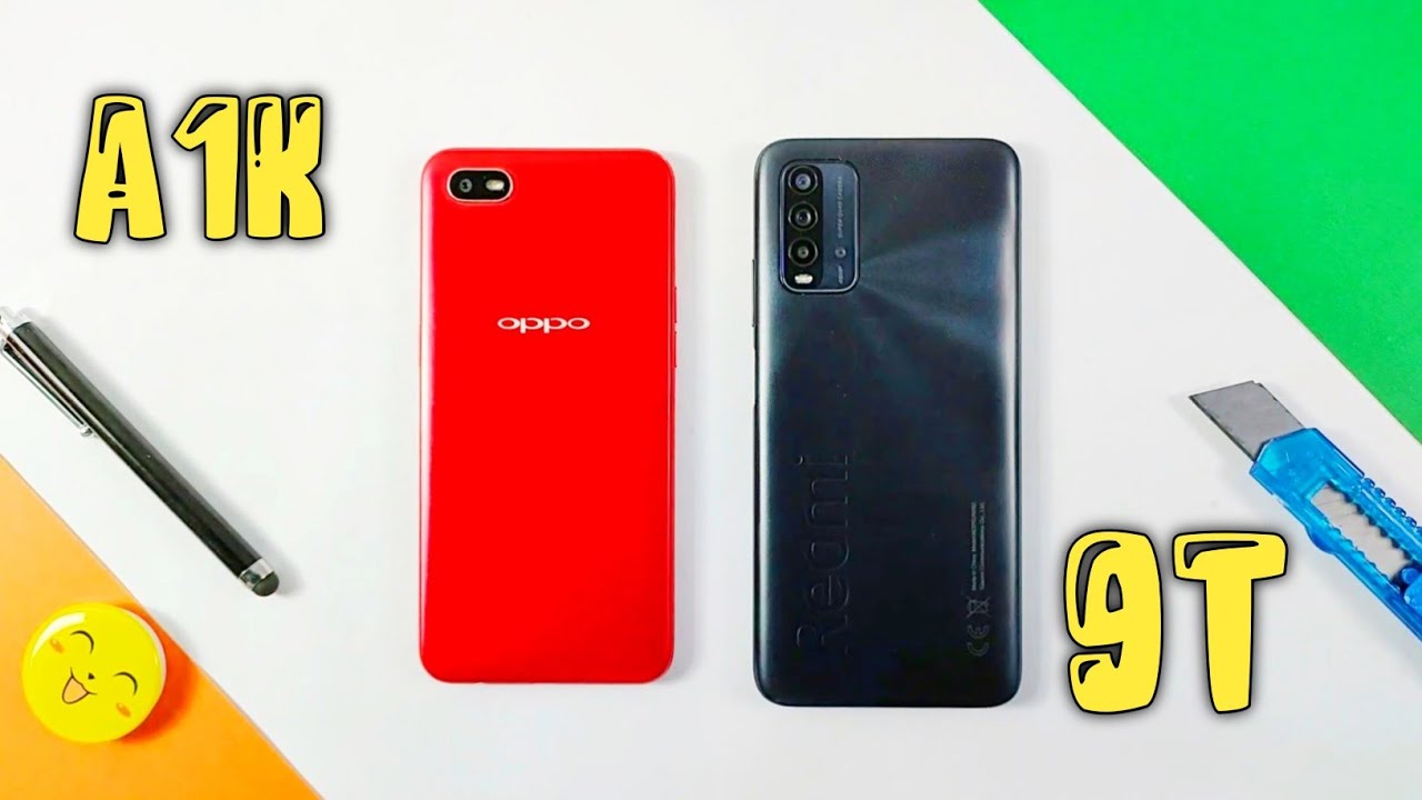 Xiaomi Redmi 9T Vs Oppo A1k Speed Test & Comparison | 2GB Vs 4GB