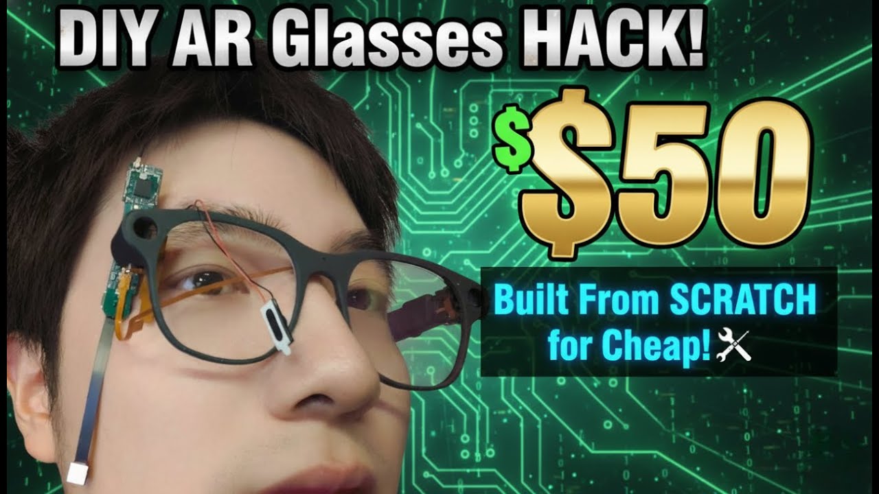 I Built Real AR Glasses Using Cheap Parts (No BS)