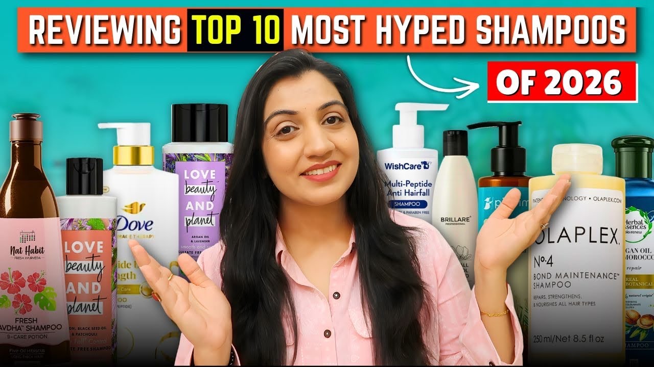 REVIEWING the Top 10 Most Hyped & Popular Shampoos in India|| UNSPONSORED REVIEW|| Meenakshi Khanna