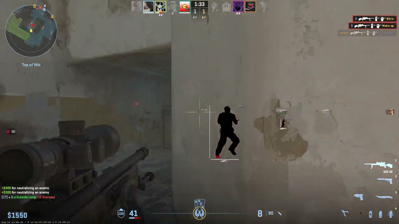 cs2 semirage highlights w/ fatality.win