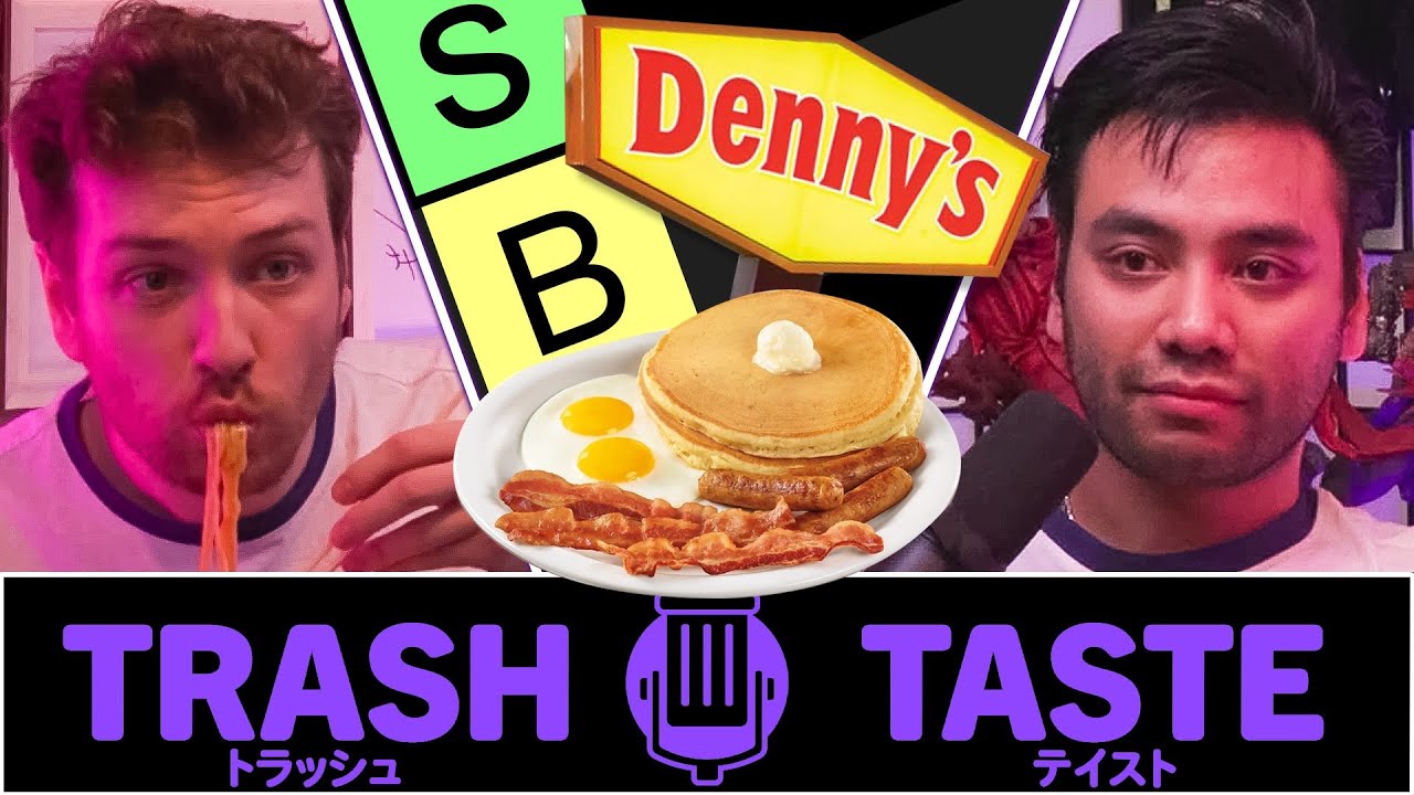 Eating EVERYTHING On The Denny's Menu | Trash Taste Stream #38
