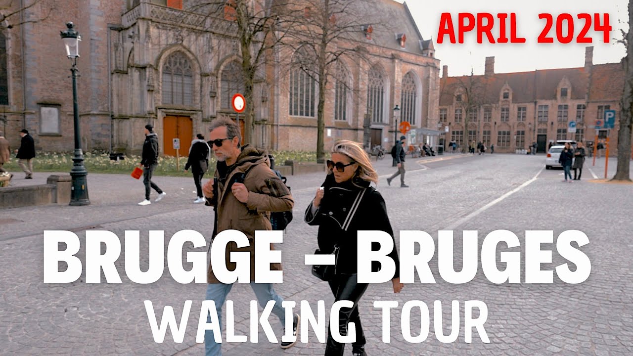 Brugge Belgium 🇧🇪 April 2024 - Relaxed Walking tour: Brugge, medieval masterpiece & unique beauty 🥰