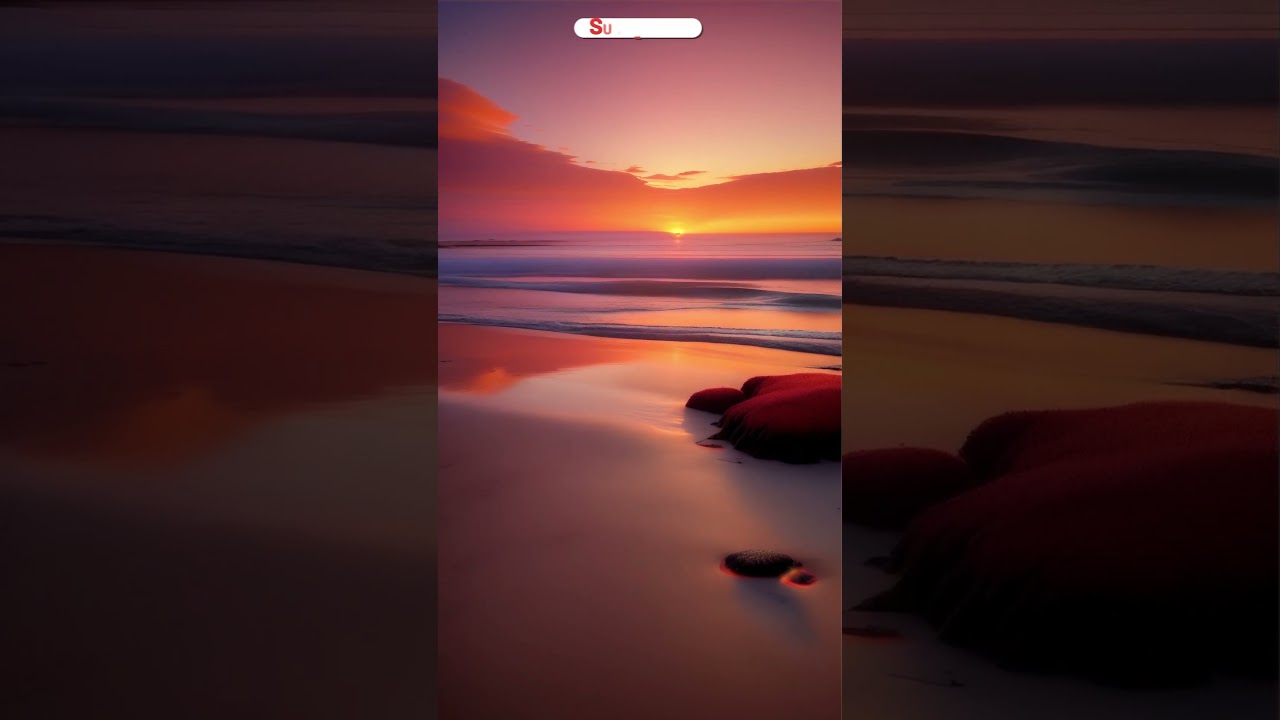 Sunrise Over the Remote Deserted Beach #sunrisevideo #Shorts #trending #viral