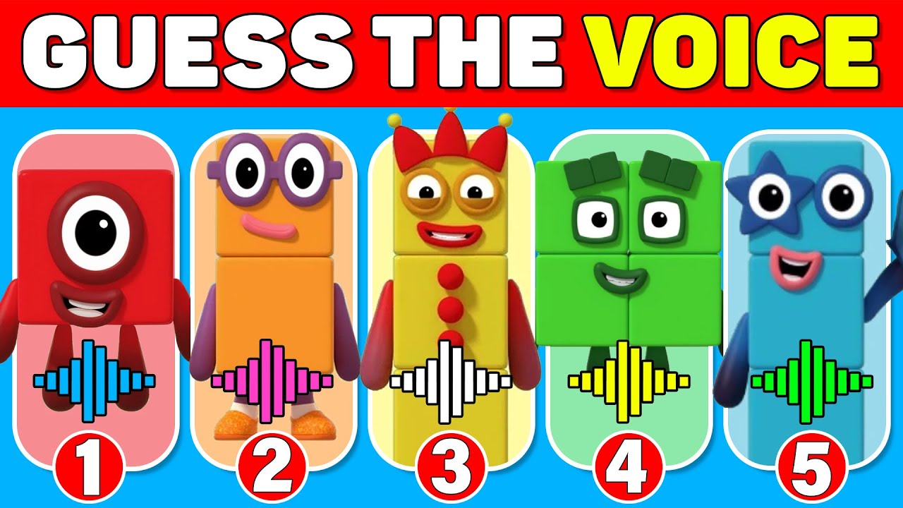 Guess the NUMBERBLOCKS Characters by Their Voice - Quiz for Fans!