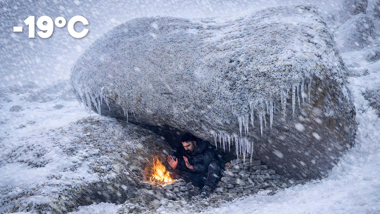 Trapped in Freezing Mountains, I Found a Strange Cave Under the Rocks