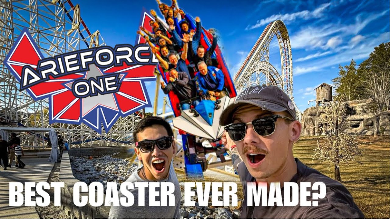 ARIEFORCE ONE — лучшие американские горки из когда-либо созданных? Fun Spot Atlanta