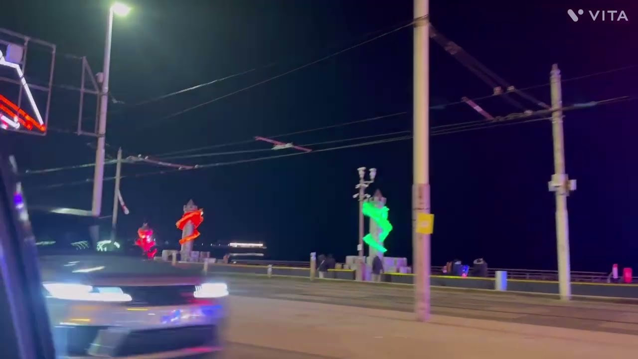 Our drive through the illuminations 2025