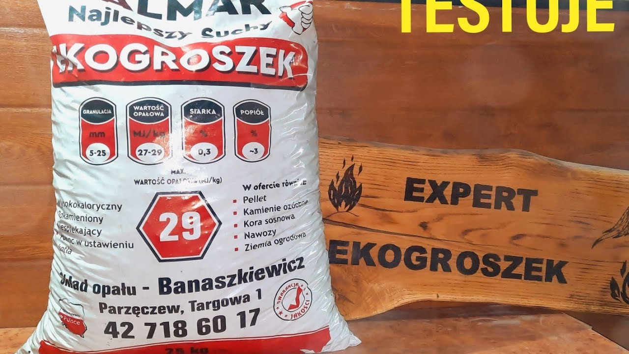 Nie płać za wodę Najlepszy Suchy Ekogroszek PALMAR 29  test
