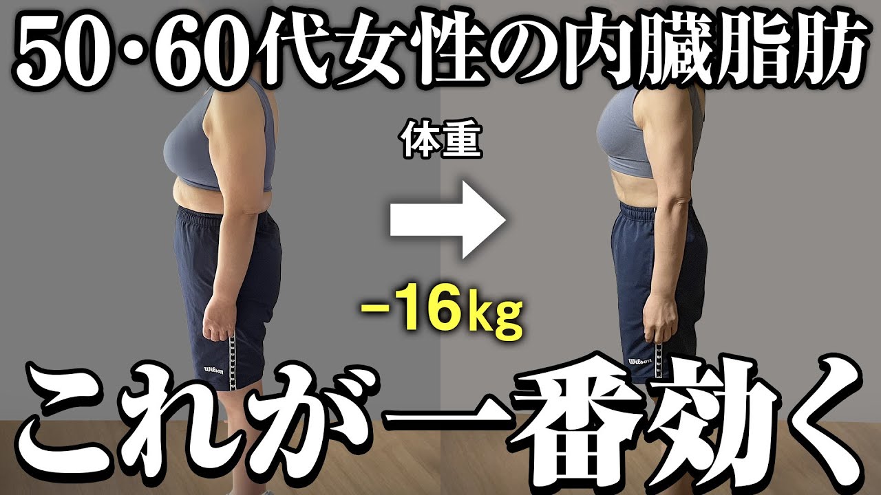 【放置すると危険！】50代60代女性のお腹の内臓脂肪を最速で減らす5STEP