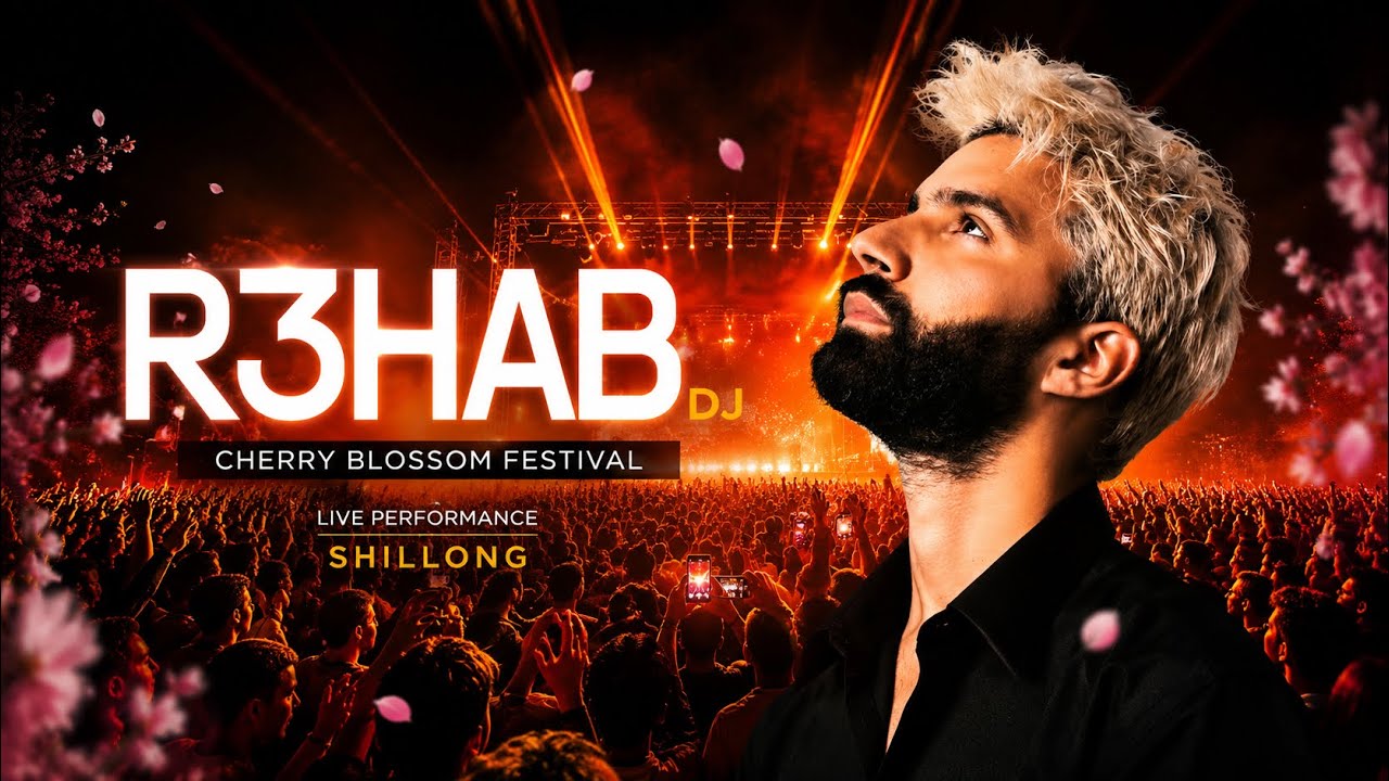 CHERRY BLOSSOM FESTIVAL 2024 || SHILLONG || REHAB DJ🔥