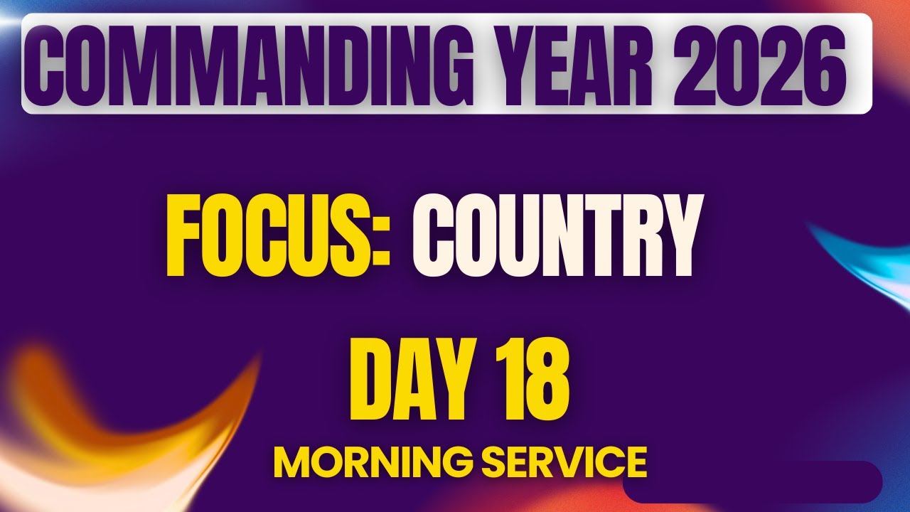 COMMANDING YEAR 2026||EVENING SERVICE||PRAYING FOR THE BODY OF CHRIST||