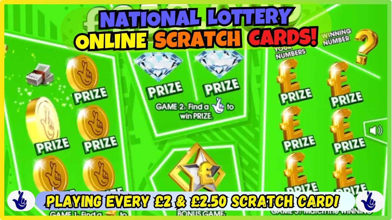 🎉NATIONAL LOTTERY ONLINE SCRATCH CARDS!💥Playing EVERY £2 & £2.50 Scratch Card! 👍