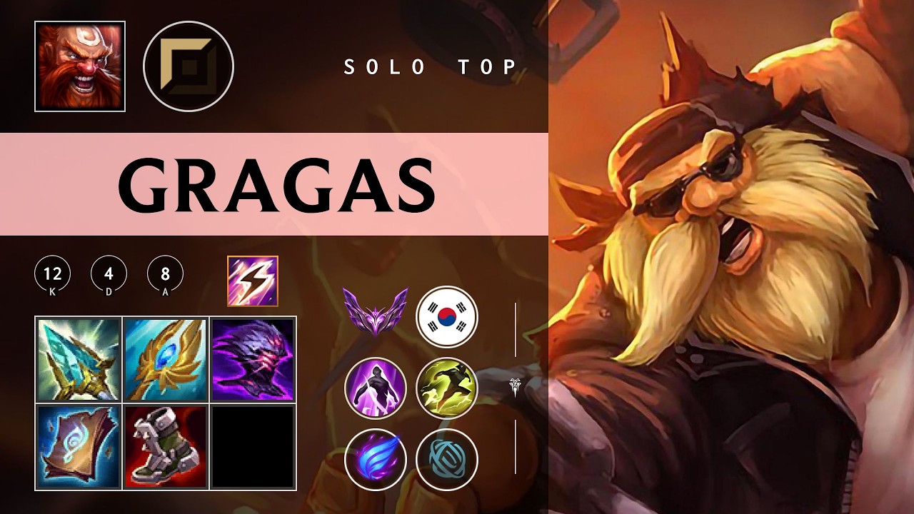 Gragas Top vs Renekton - KR Master Patch 26.05