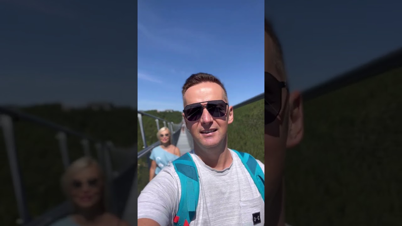 Most Słowacja Sky Walk Dolni Morava 08.2023