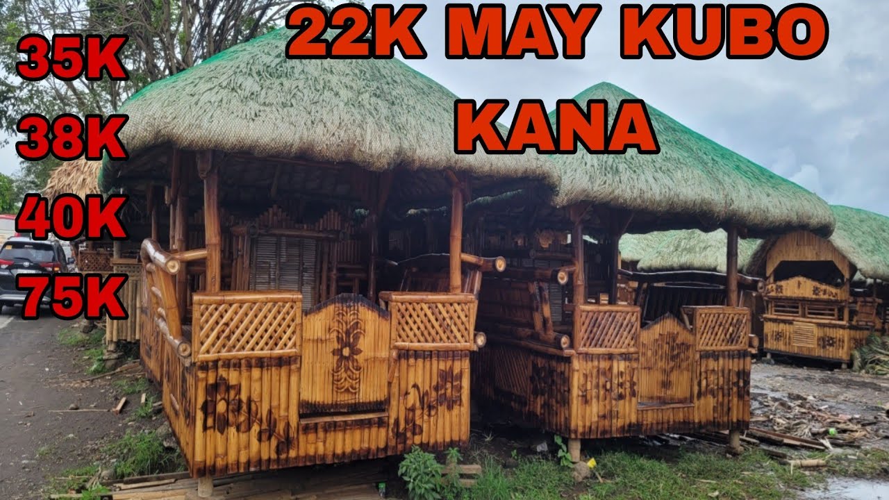 Magkaano ang presyo ng Kubo sa QUEZON ...Bamboo made kubo 22k may kubo kana