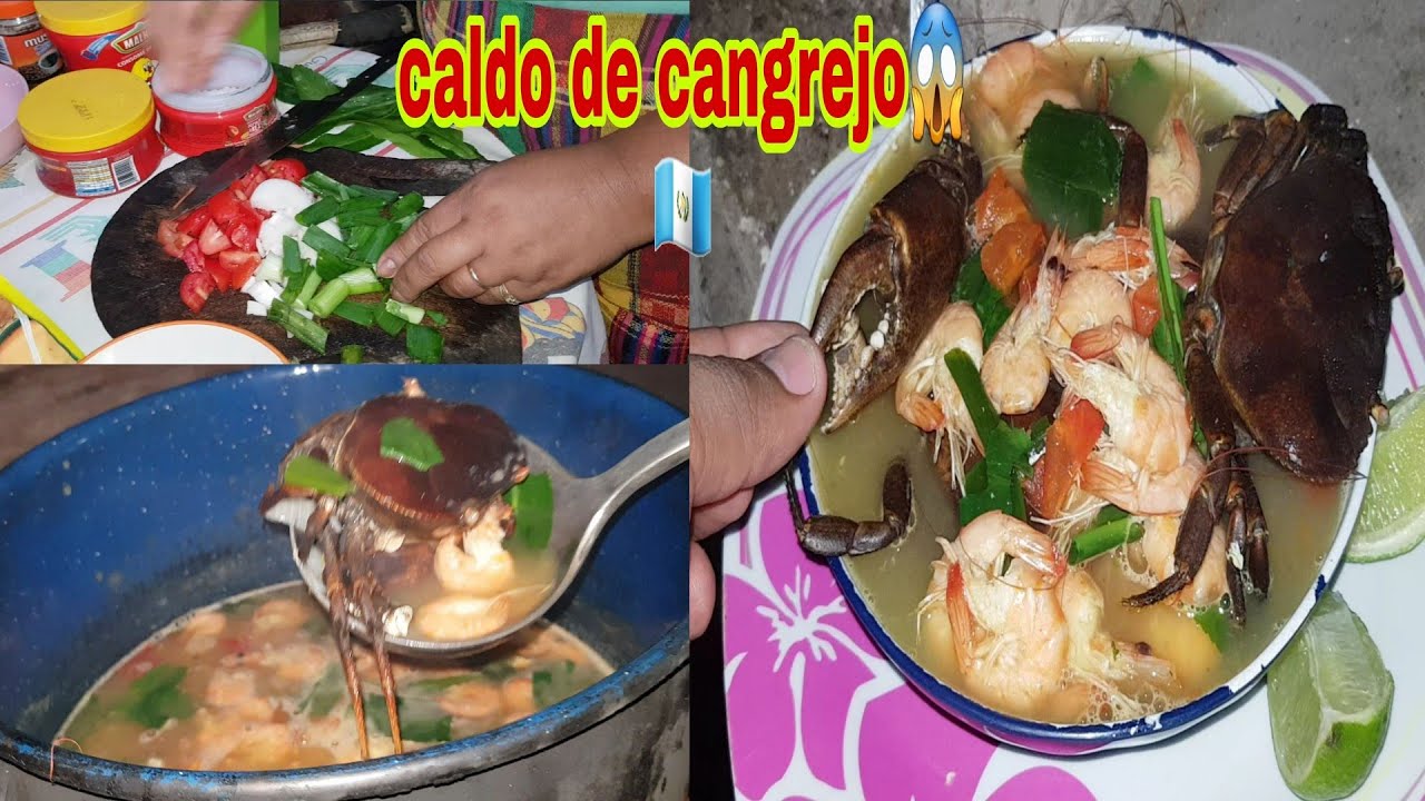 Como se prepara un caldo de Cangrejos en Guate🇬🇹🦀🦀¿Aca esta la reseta😱?