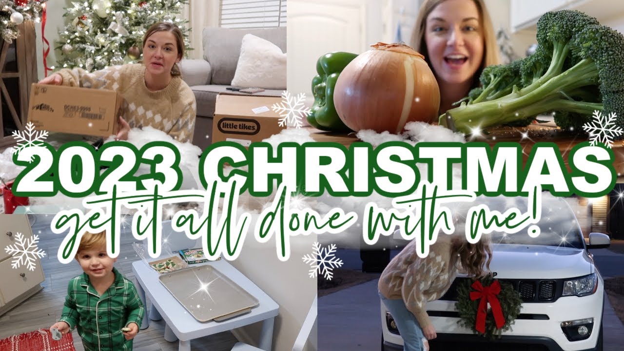 2023 CHRISTMAS GET IT ALL DONE | CHRISTMAS PREP! | BAKE + WRAP + SHOP + MORE! | Lauren Yarbrough
