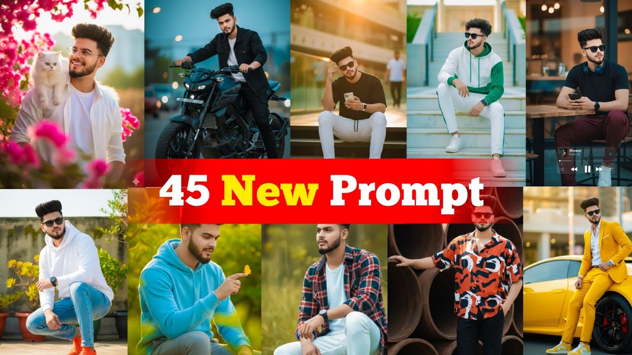45 New Trending AI Photo Editing Prompts | Google Gemini Photo Editing Prompts | Viral Boy's Prompt 
