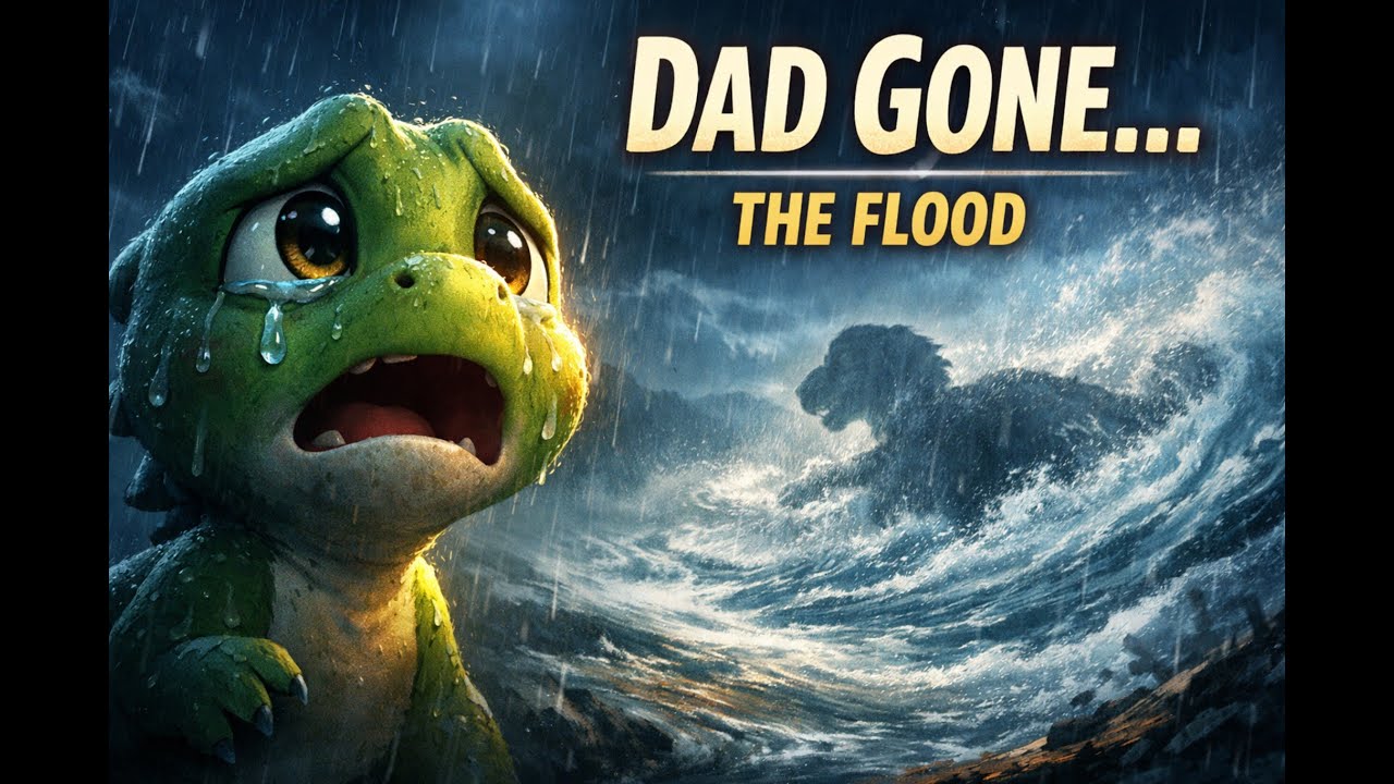 The Little Dinosaur Who Lost His Dad… and Found Courage | Emotional Dinosaur Story