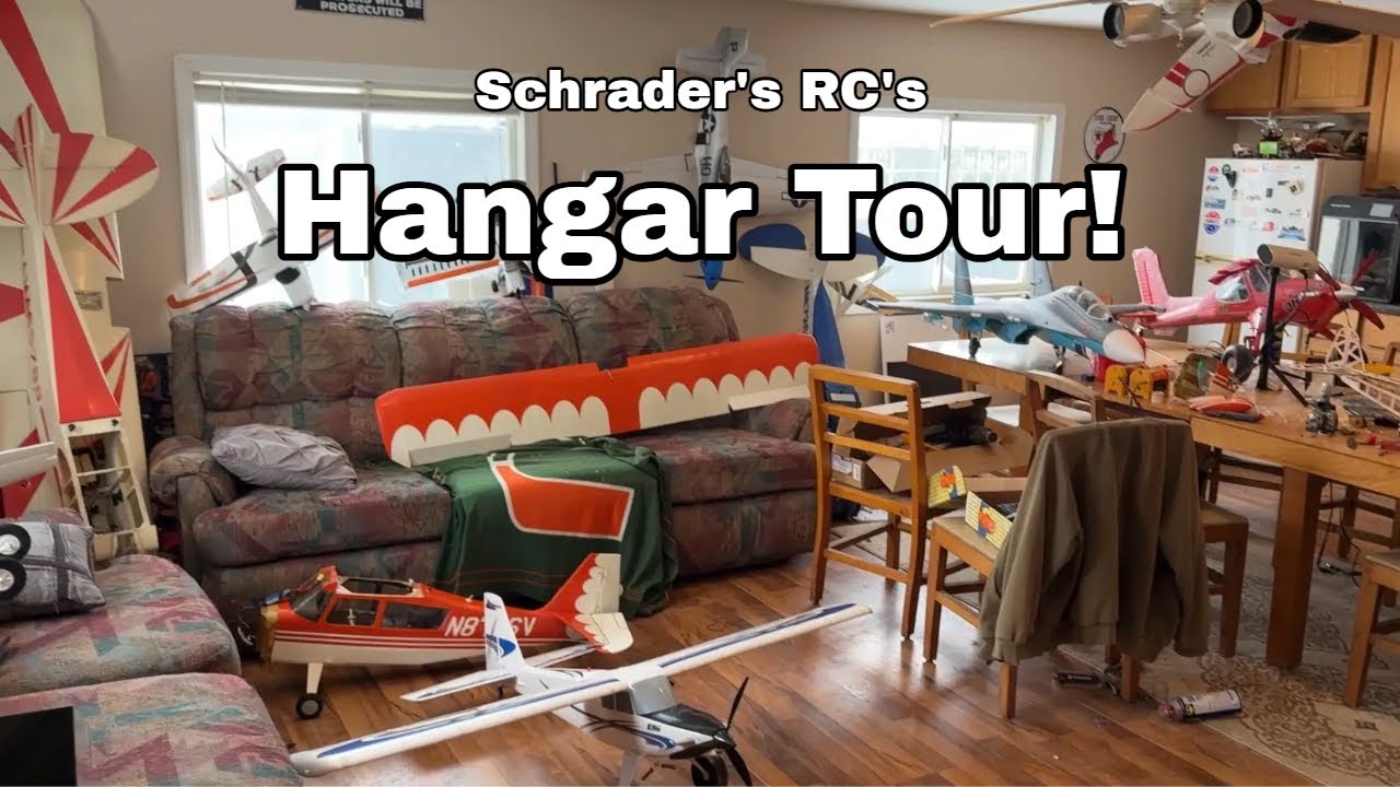 Official Tour of the Schrader's RC HANGAR!