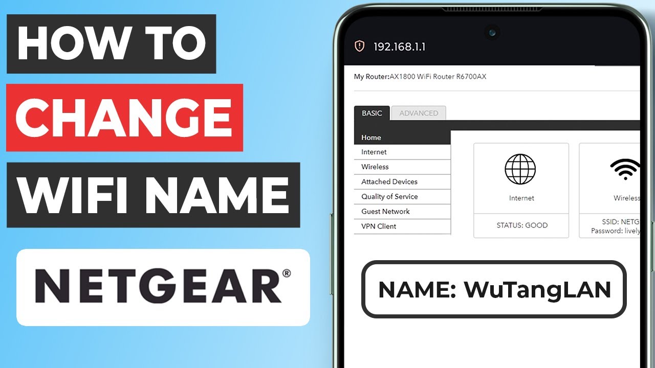 ✅ How to Change WiFi Name SSID on NETGEAR Router via Phone | Mobile Rename v2