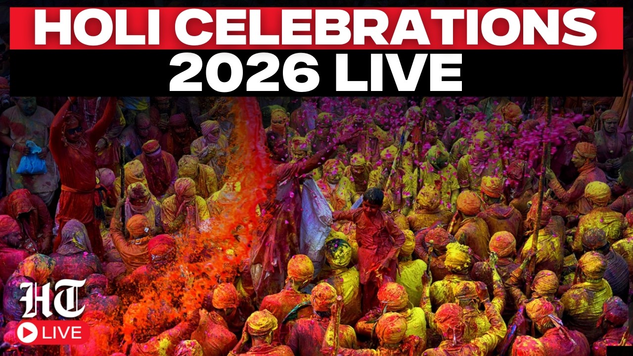 LIVE | Happy Holi | Holi Celebrations 2026 | Holi Festival 2026 | Vrindavan | India Celebrates Holi