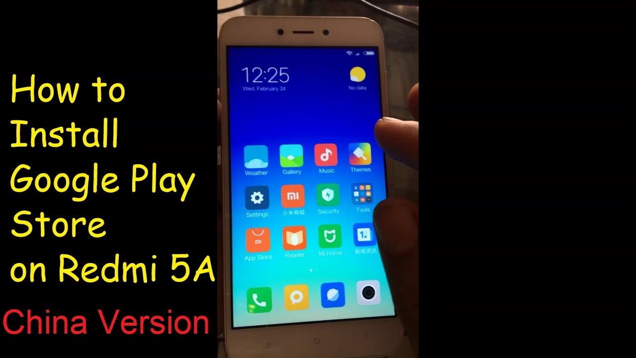 How to install google play store on redmi 5A/install google play store redmi 5A china version