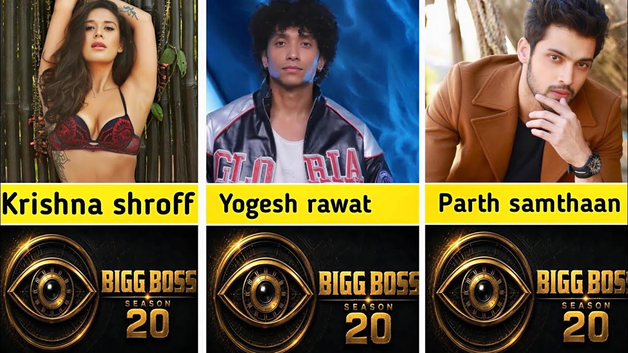Big boss season 20 Full contestants List 😱| 1000% Confirmed 