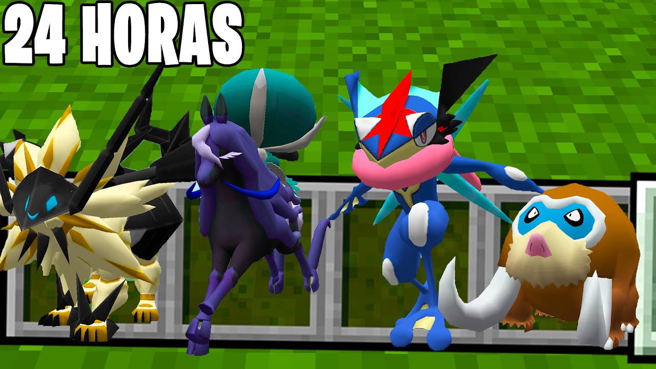 24 HORAS Para Fazer o Time Perfeito no Minecraft Pixelmon PokeSquad