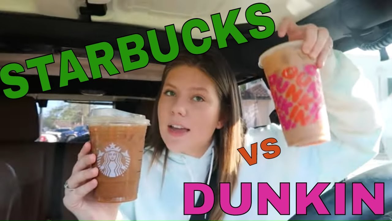 STARBUCKS VS DUNKIN' || Totally Taylor