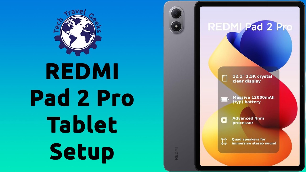Konfiguracja tabletu REDMI Pad 2 Pro od XIAOMI #redmi #xiaomi #RedmiPad2Pro