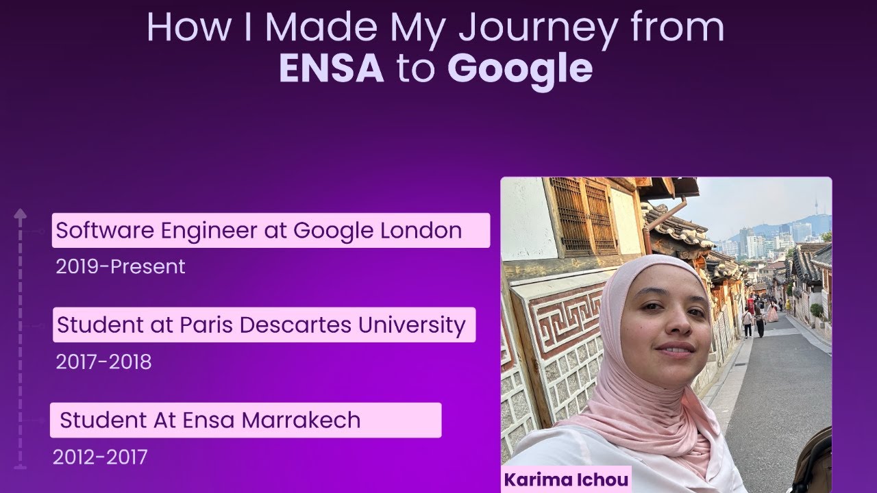 How I Made My Journey from ENSA to Google with Karima Ichou