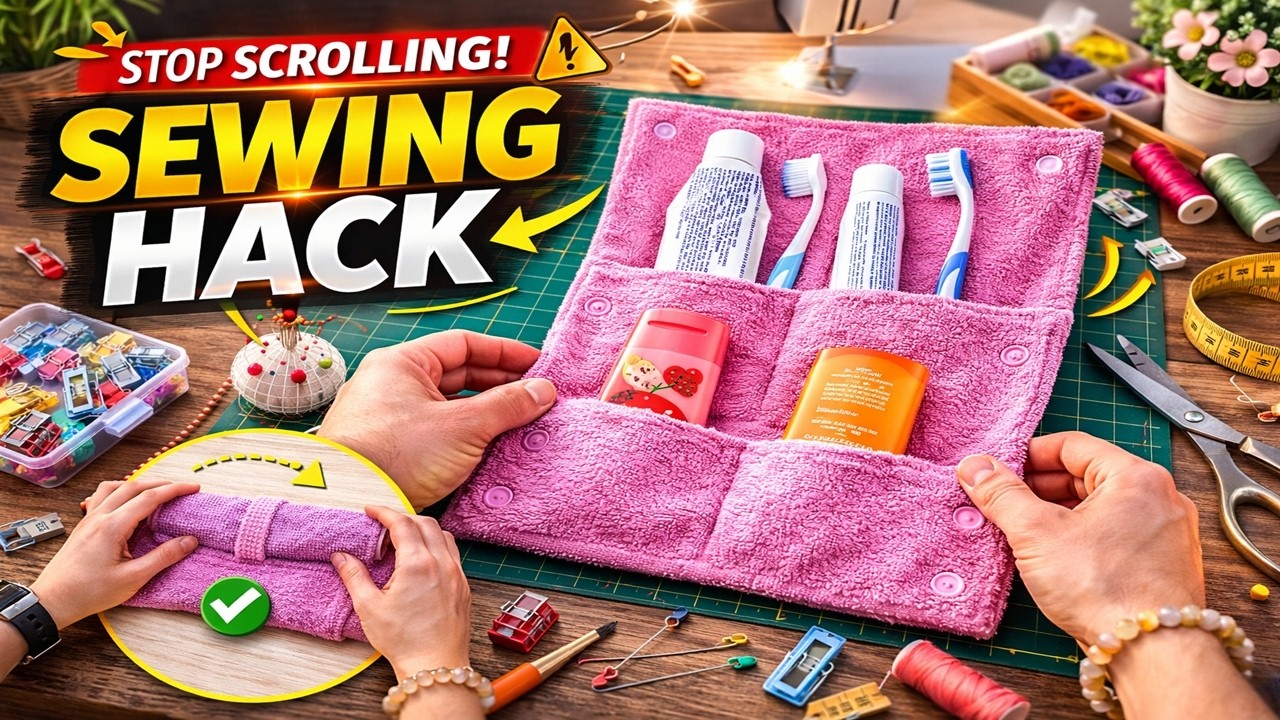 🛍️ Dentist's Bag ✨A perfect project to use up leftover waterproof fabric scraps from other projects!