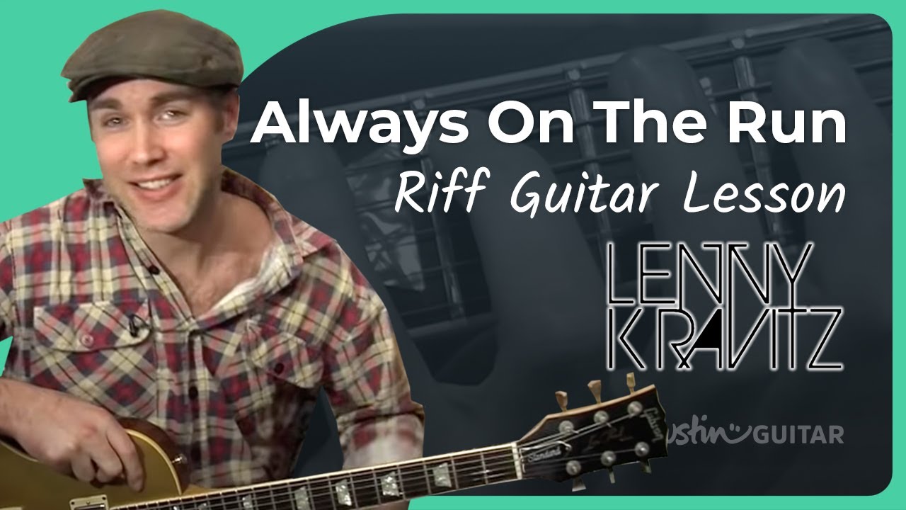 Урок игры на гитаре Always On The Run Riff | Ленни Кравиц