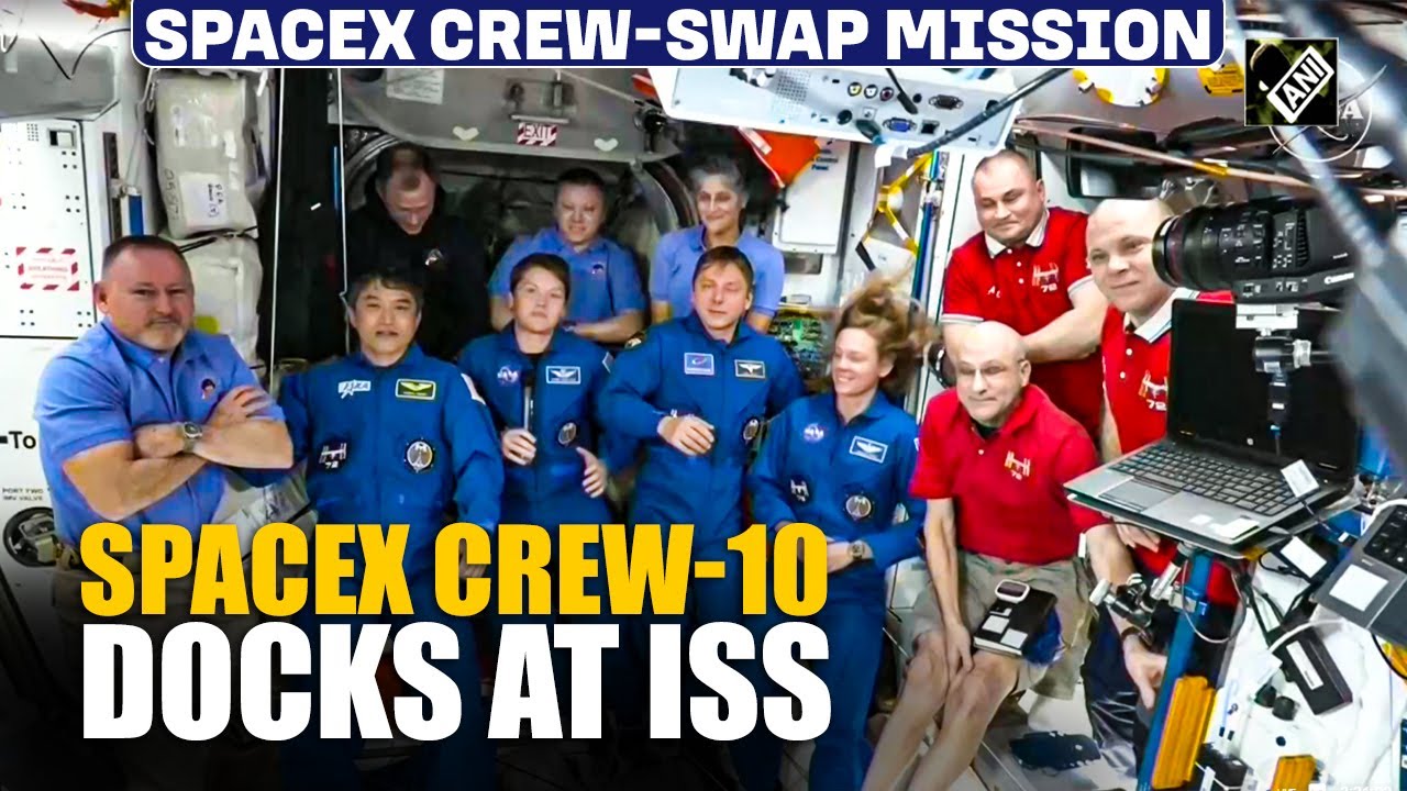 US astronauts Sunita Williams, Butch Wilmore home coming: SpaceX crew-10 docks at ISS