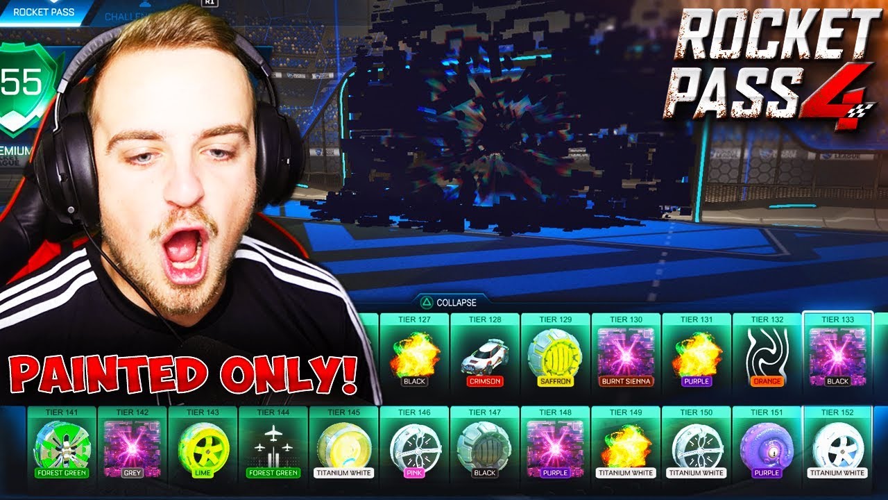 Spending ALL of my keys on the new ROCKET PASS 4! [PAINTED ITEMS ONLY!]