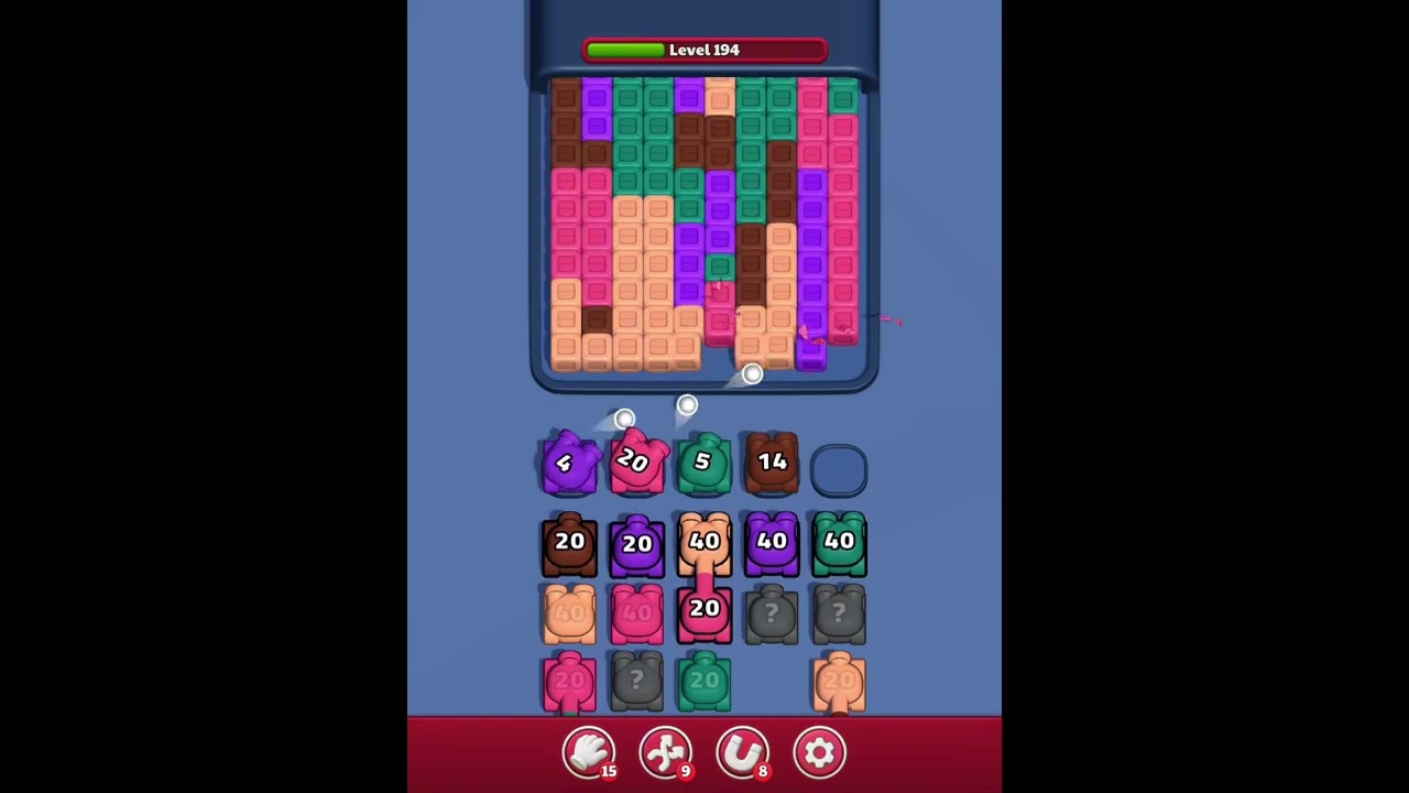 Color Block Crush Levels 191-192-193-194-195-196-197-198-199-200