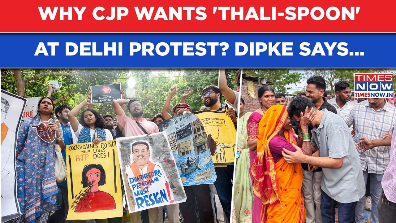 CJP&rsquo;s Delhi Protest: Abhijeet Dipke Tells Cockroaches, &lsquo;Bring Thali, Spoon&rsquo; To Jantar Mantar| Watch
