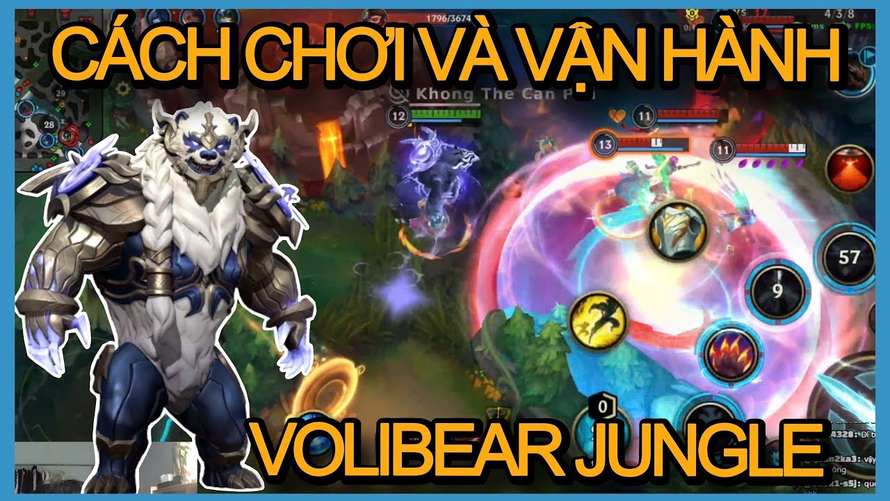 VOLIBEAR JUNGLE DỄ CHƠI DỄ TRÚNG THƯỞNG | TỐC CHIẾN |