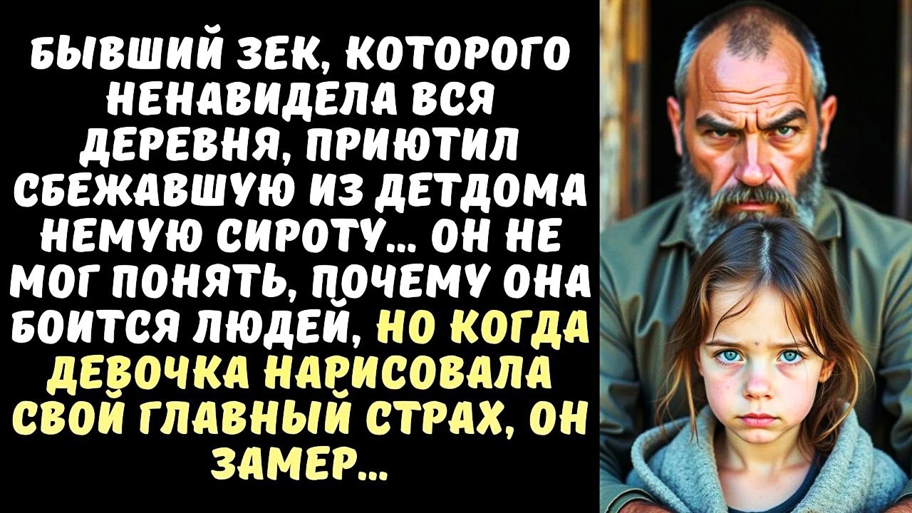 Бывший ЗЕК приютил немую СИРОТУ, а когда она нарисовала КОШМАР из прошлого, он замер…