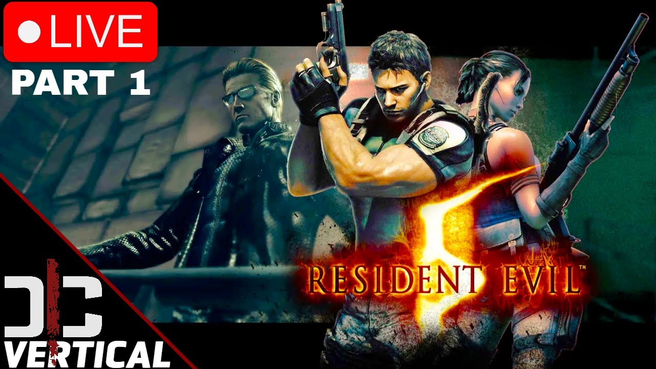 Vertical Live - Resident Evil 5 - Requiem Waiting Room - Part 1 Playthrough - 4k Texture Mod