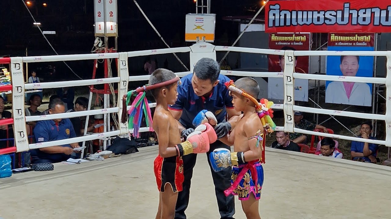 มาดูมวยเด้อ งานบุญเดือน3บ้านเหล่าฮก จ.ร้อยเอ็ด #มวยไทย #muaythai #boxing #fighter