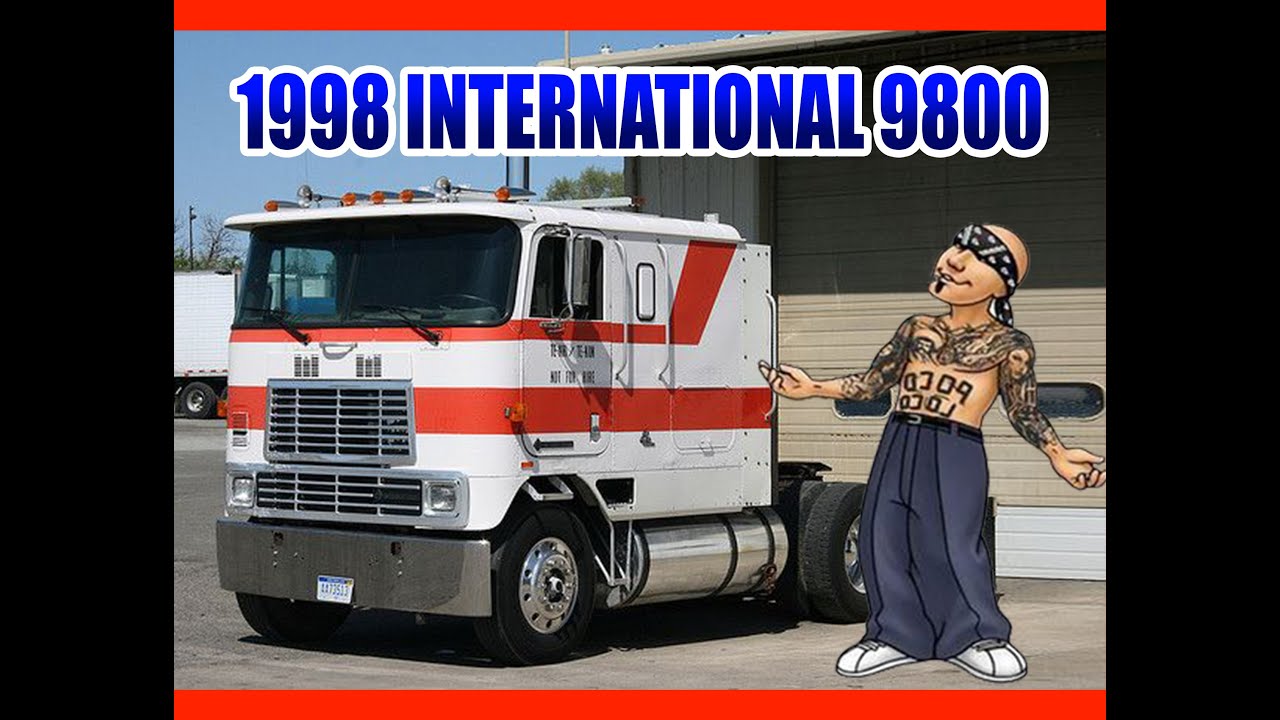 1998 International 9800 Cabover - Troke chato International -
