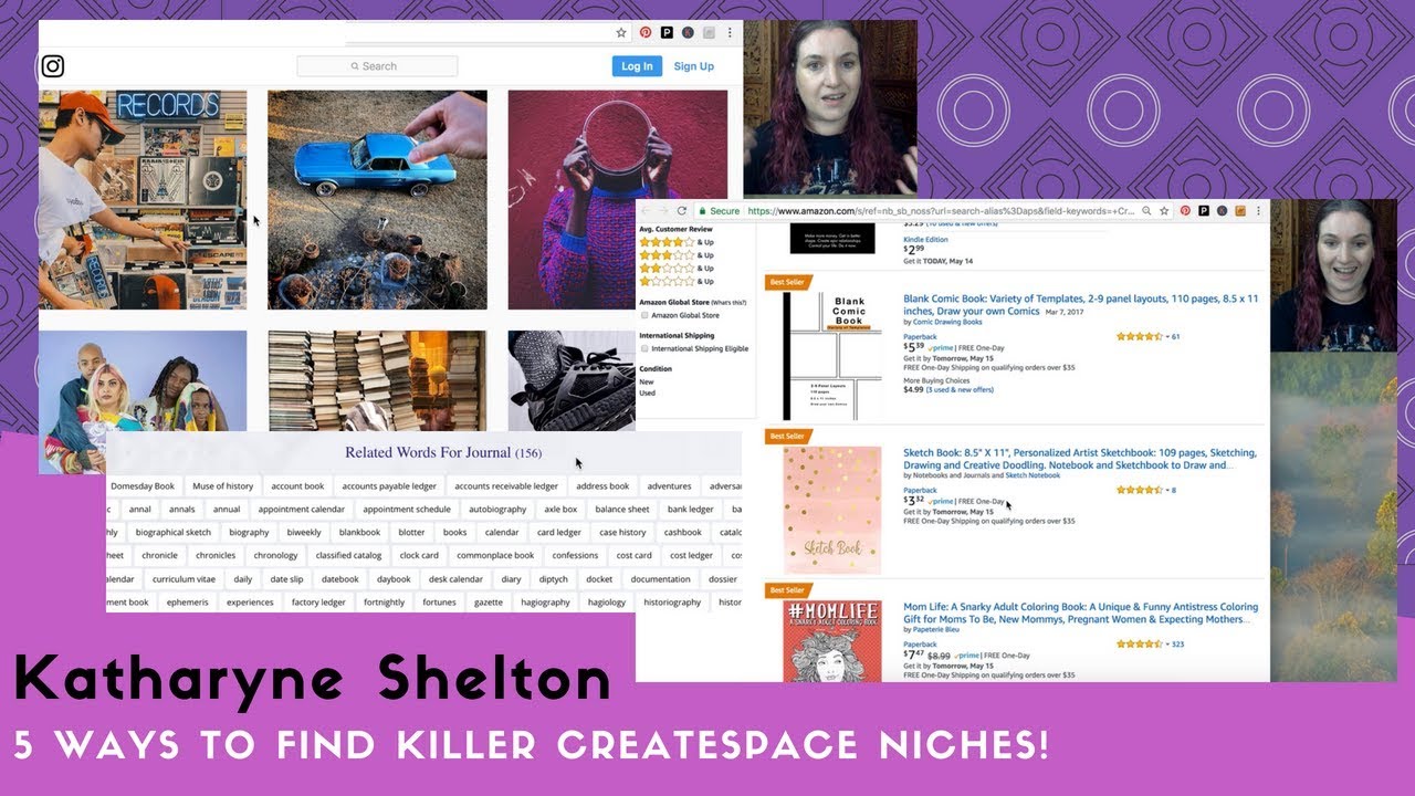 KDP (formerly CreateSpace) - 5 Ways to find killer niches/trends for books, journals and notebooks!