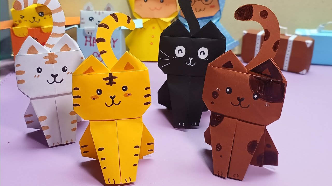 고양이 접기