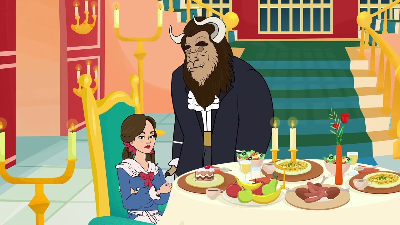 La Belle et la Bête | Contes Série | Episodes 1-2-3-4|  Dessin animé avec  @lesptitszamis