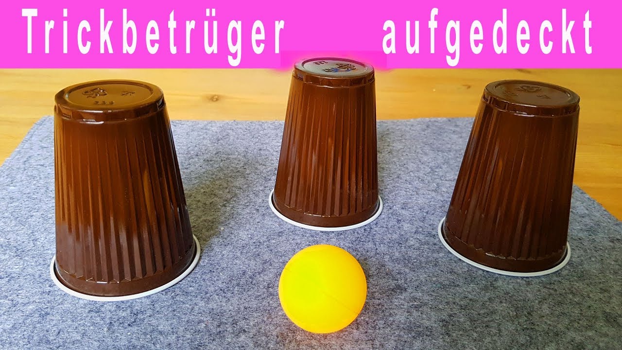 Hütchenspieler Abzocker aufgedeckt