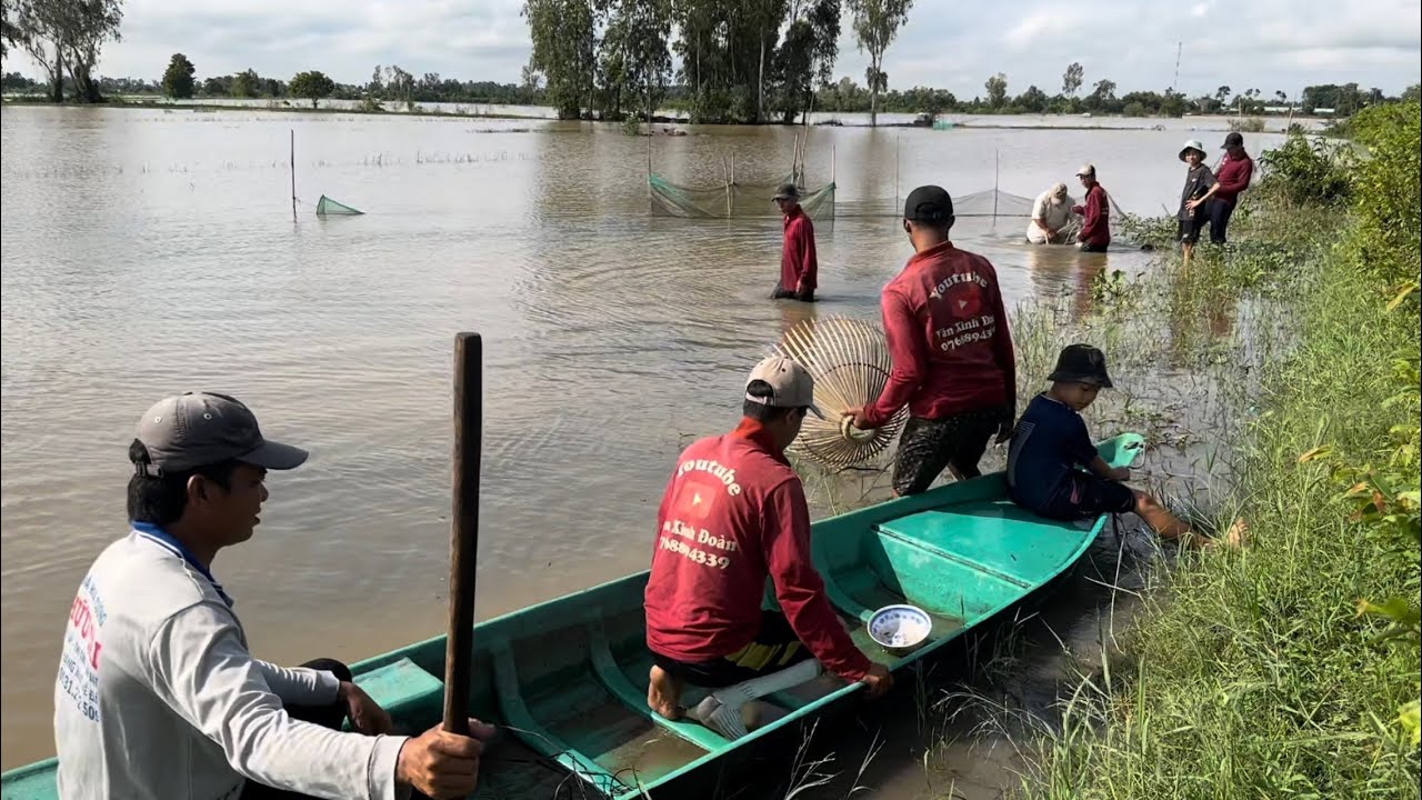 Về Lấp Vò Đồng Tháp mùa nước nổi anh em Văn Xinh Đoàn săn bắt được gì VXĐ 808 Phần 1